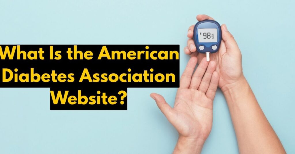 American Diabetes Association Website