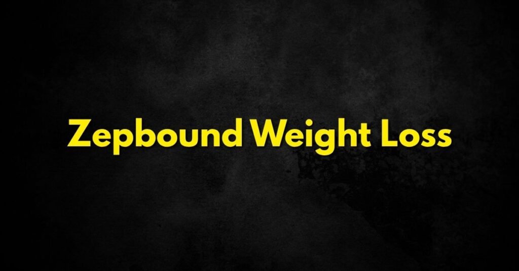 Zepbound Weight Loss