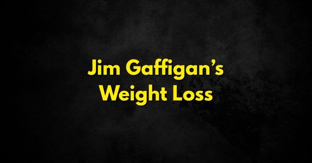 Jim Gaffigan’s Weight Loss