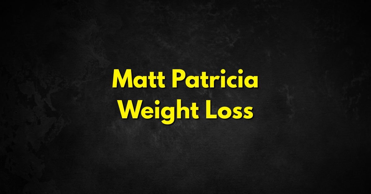 Matt Patricia Weight Loss