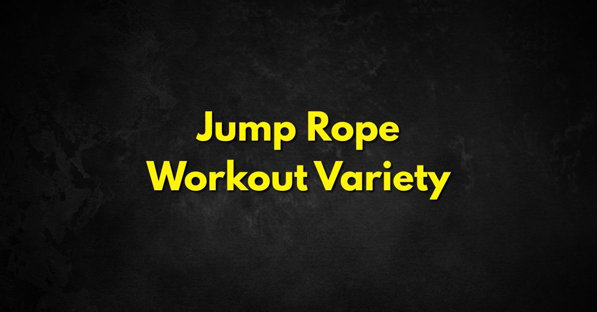 Jump Rope Workout Variety