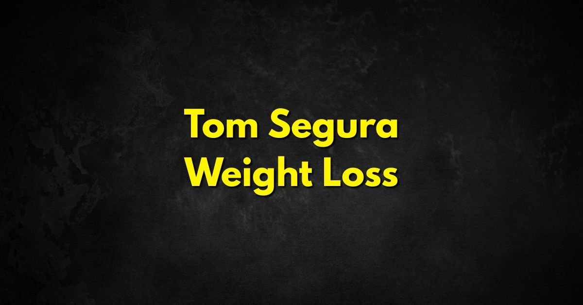 Tom Segura Weight Loss