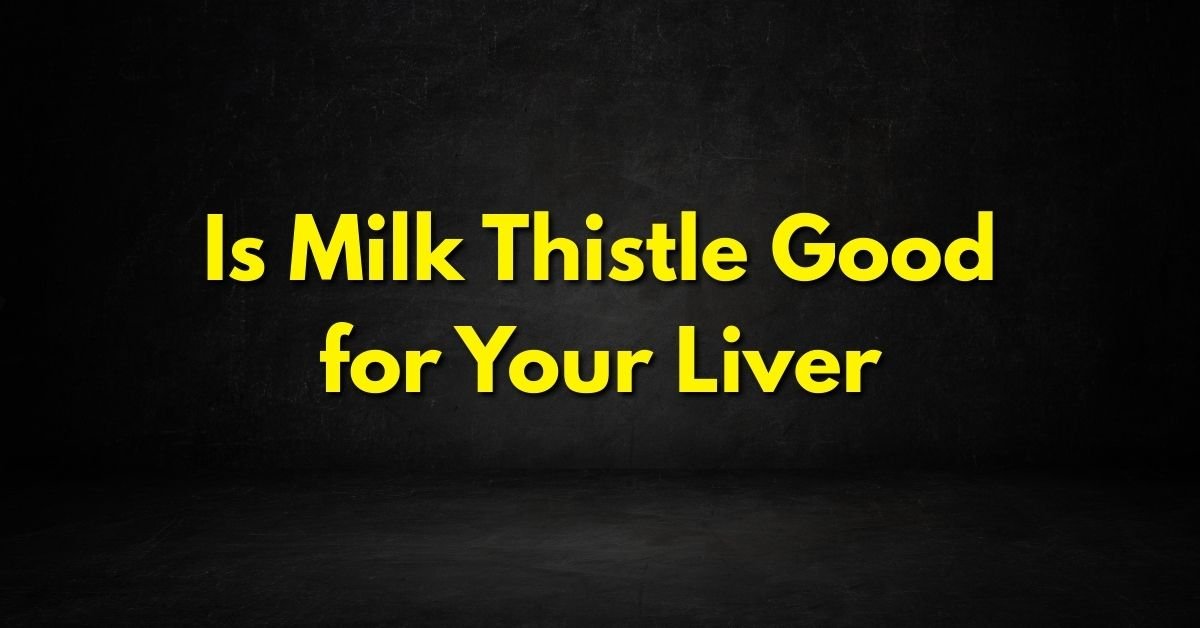 Is Milk Thistle Good for Your Liver