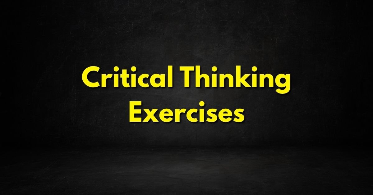 Critical Thinking Exercises