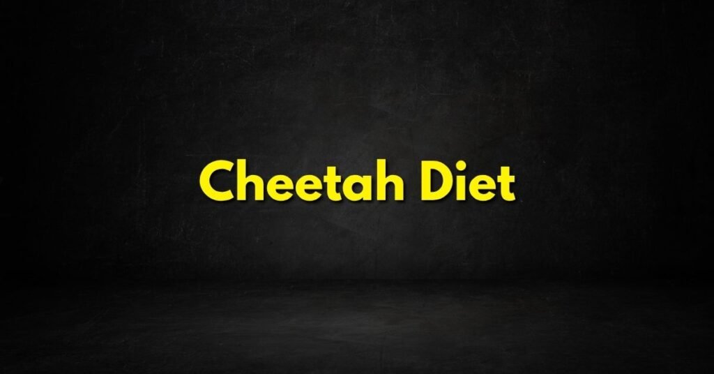 Cheetah Diet